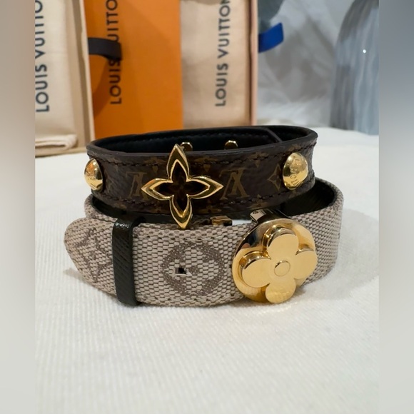 BUNDLE OF 2✨Louis Vuitton Minilin Wish Bracelet & Blooming Bracelet - Picture 2 of 16